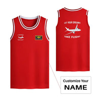 Thumbnail for Customisable Let Your Dreams Take Flight Basketball Print - view 5