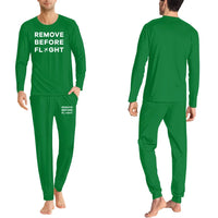Thumbnail for Remove Before Flight men pajamas - Green