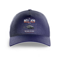 Thumbnail for Bell 429 design on dark blue printed hat