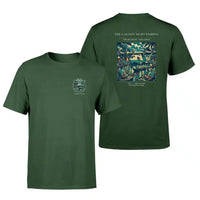 Thumbnail for VINTAGE G4407 - The Lagoon Night Fishing - Double-Side T-Shirt design on darkgreen double side t shirt
