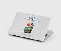 Thumbnail for Los Angeles International Airport (LAX) design on light gray MacBook case