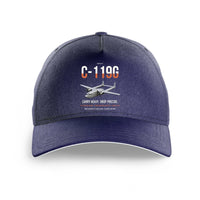 Thumbnail for C-119G Flying Boxcar design on dark blue printed hat