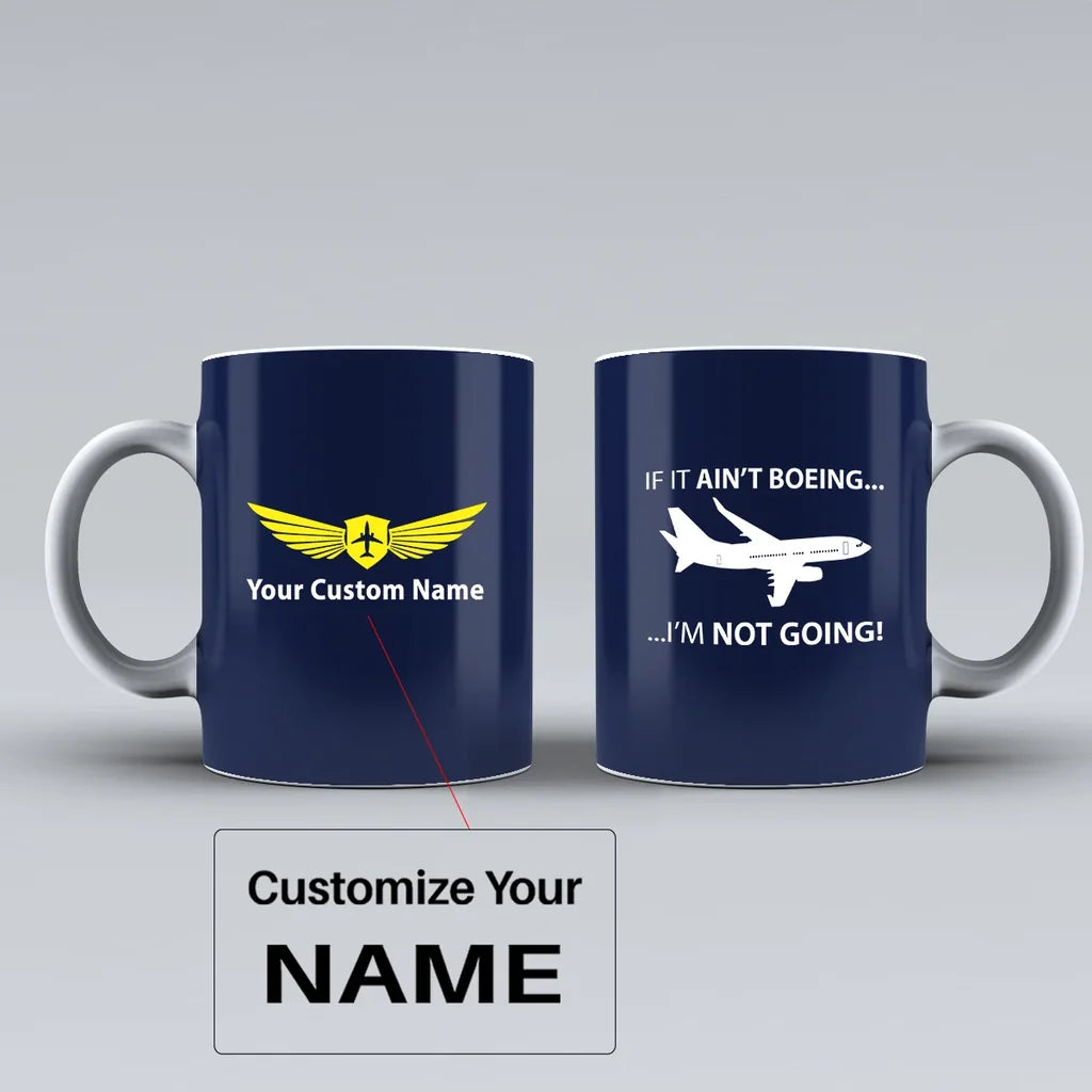 Customisable If It Ain't Boeing Mug - view 5