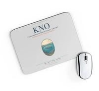 Thumbnail for Kualanamu International Airport Medan (KNO) design on light gray rectangle mouse pad