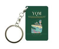 Thumbnail for Greater Moncton International Airport (YQM) design on dark green key chain