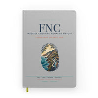 Thumbnail for Madeira Cristiano Ronaldo Airport (FNC) design on light gray notebook
