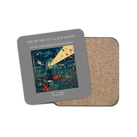 Thumbnail for The Runway's Last Light - Designed Coasters design on gray 1-piece
