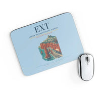 Thumbnail for Exeter International Airport (EXT) design on light blue rectangle mouse pad