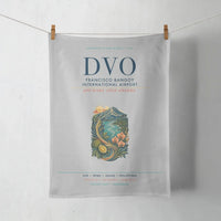Thumbnail for Francisco Bangoy International Airport Davao (DVO) design on light gray towel