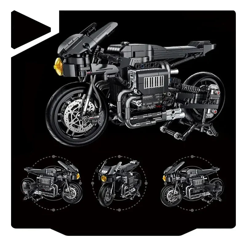 1080Pcs Batmobile For Building Model - view 5