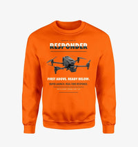 Thumbnail for BRINC Responder design on orange sweatshirt