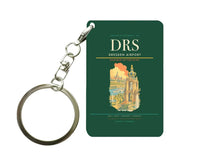 Thumbnail for Dresden Airport (DRS) design on dark green key chain