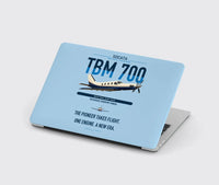 Thumbnail for Socata TBM 700 design on light blue MacBook case