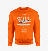 Thumbnail for Tecnam P2012 STOL design on orange sweatshirt