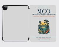 Thumbnail for Orlando International Airport (MCO) design on light gray ipad tablet case