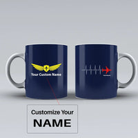 Thumbnail for Customisable Aviation Heartbeats Mug - view 5