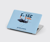 Thumbnail for F-15E Strike Eagle Deep Strike Any Weather design on light blue MacBook case