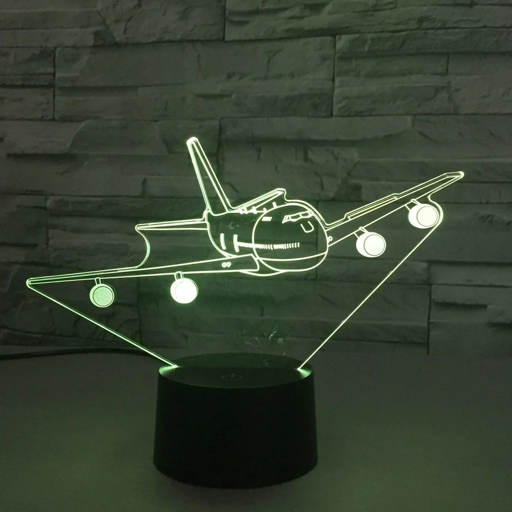 Customisable Boeing 747 3D Lamp - view 6
