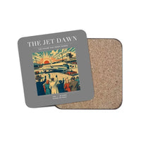 Thumbnail for The Jet Dawn - Designed Coasters design on gray 1-piece