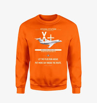 Thumbnail for Cessna Citation X+ design on orange sweatshirt