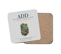 Thumbnail for Addis Ababa Bole International Airport (ADD) design on light gray 1 piece coaster