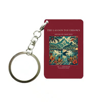 Thumbnail for VINTAGE G4181 - The Lagoon Touchdown - Designed Key Chain design on darkred