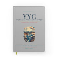 Thumbnail for YYC Calgary International Airport (YYC) design on light gray notebook