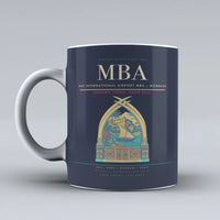 Thumbnail for International Airport MBA — Mombasa Mug design on dark blue moi