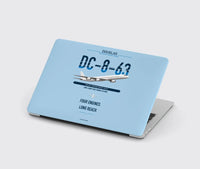 Thumbnail for Douglas DC-8-63 design on light blue MacBook case