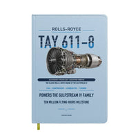 Thumbnail for TAY 611-8 design on light blue notebook