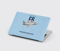 Thumbnail for Hawker Hunter F6 design on light blue MacBook case
