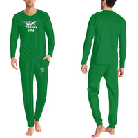 Thumbnail for The Cessna 172 men pajamas - Green