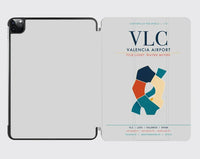 Thumbnail for Valencia Airport (VLC) design on light gray ipad tablet case