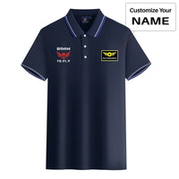 Thumbnail for Customisable Born to Fly Polo Shirt - view 5