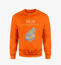 Thumbnail for Montgomery Regional Airport (MGM) design on orange sweatshirt