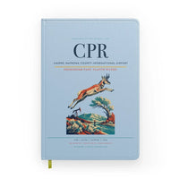Thumbnail for Casper–Natrona County International Airport (CPR) design on light blue notebook