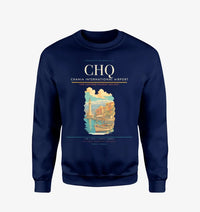 Thumbnail for Chania International Airport CHQ Sweatshirt - Navy Blue