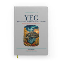 Thumbnail for Edmonton International Airport (YEG) design on light gray notebook