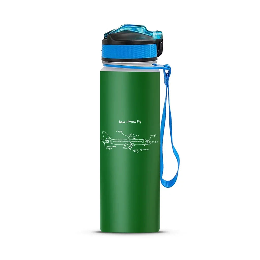 How Planes Fly Sports Bottle - view 5
