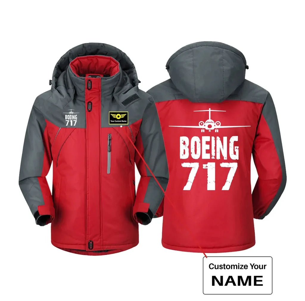 Customisable Boeing 717 Winter Jacket - view 5