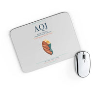 Thumbnail for King Hussein International Airport (AQJ) design on light gray rectangle mouse pad