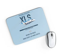 Thumbnail for Cessna Citation XLS design on light blue rectangle mouse pad