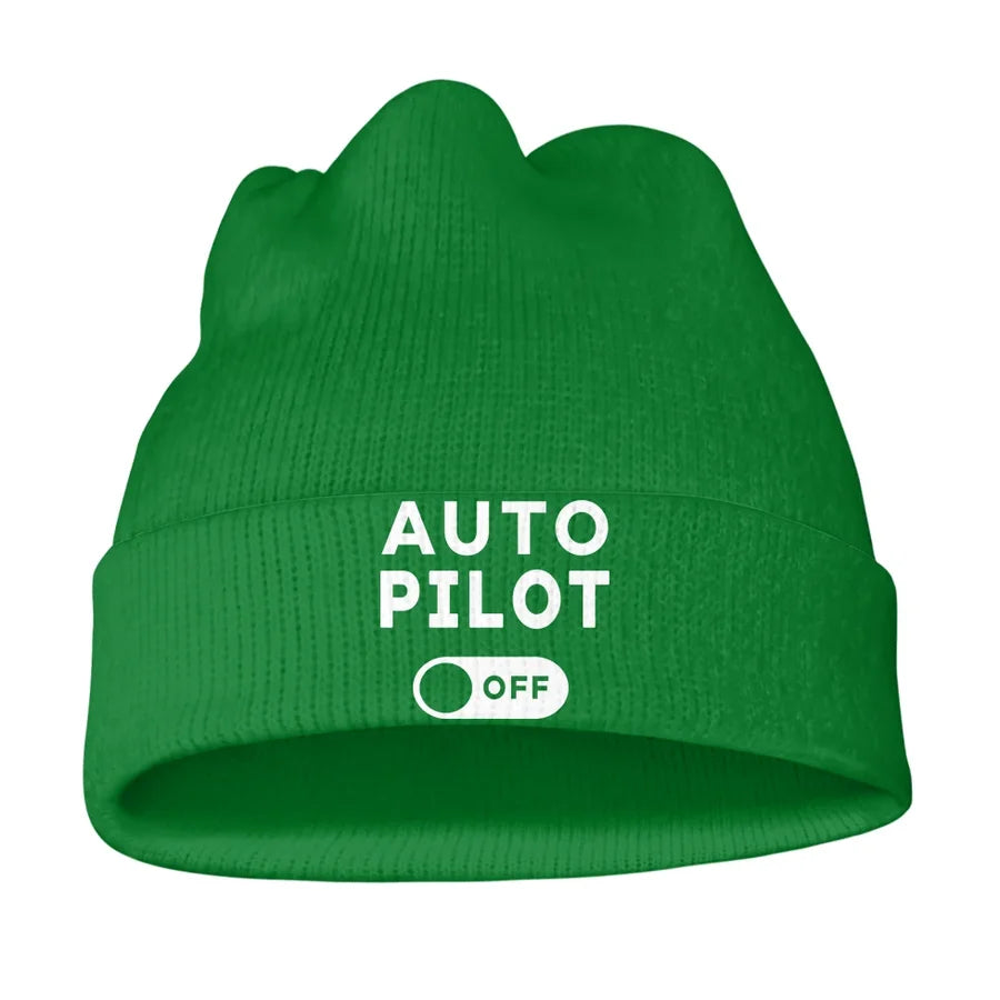 Auto Pilot Off Knit 3D 3D Beanie - view 5