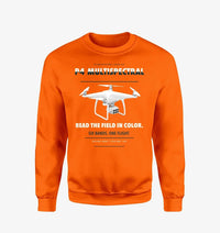 Thumbnail for DJI P4 Multispectral design on orange sweatshirt