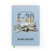 Thumbnail for E-2D Advanced Hawkeye design on light blue notebook