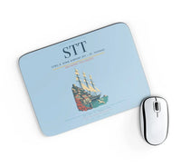 Thumbnail for Cyril E. King Airport (STT) design on light blue rectangle mouse pad