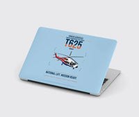 Thumbnail for Turkish Aerospace T625 Gökbey design on light blue MacBook case