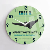 Thumbnail for AgEagle eBee X design on light green no frame wall clock