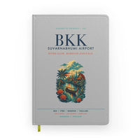 Thumbnail for Bangkok Suvarnabhumi Airport (BKK) design on light gray notebook