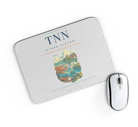 Thumbnail for Tainan Airport (TNN) design on light gray rectangle mouse pad